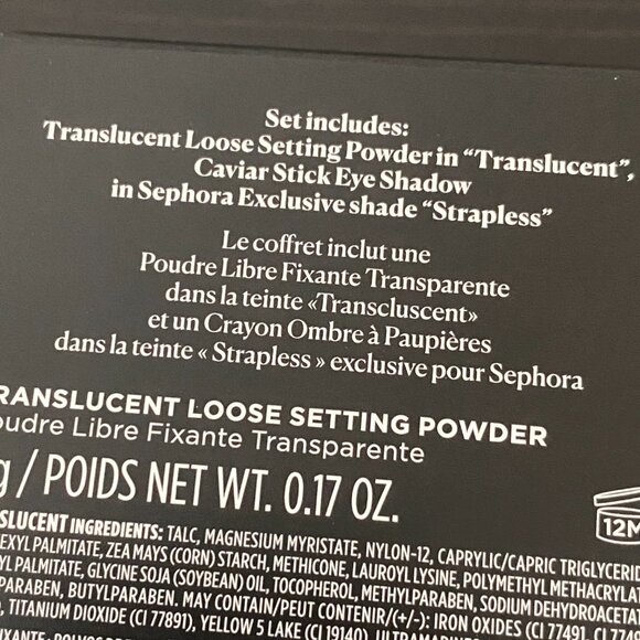 Laura Mercier Set: Translucent Loose Setting Powder and Caviar Eyeshadow Stick - Picture 13 of 16